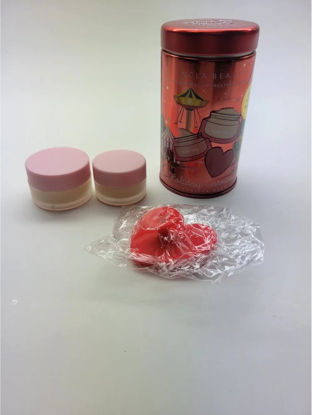NCLA Beauty 3-Pc. Holiday Carnival ** VANILLA BEAN ** Lip Treatment Set